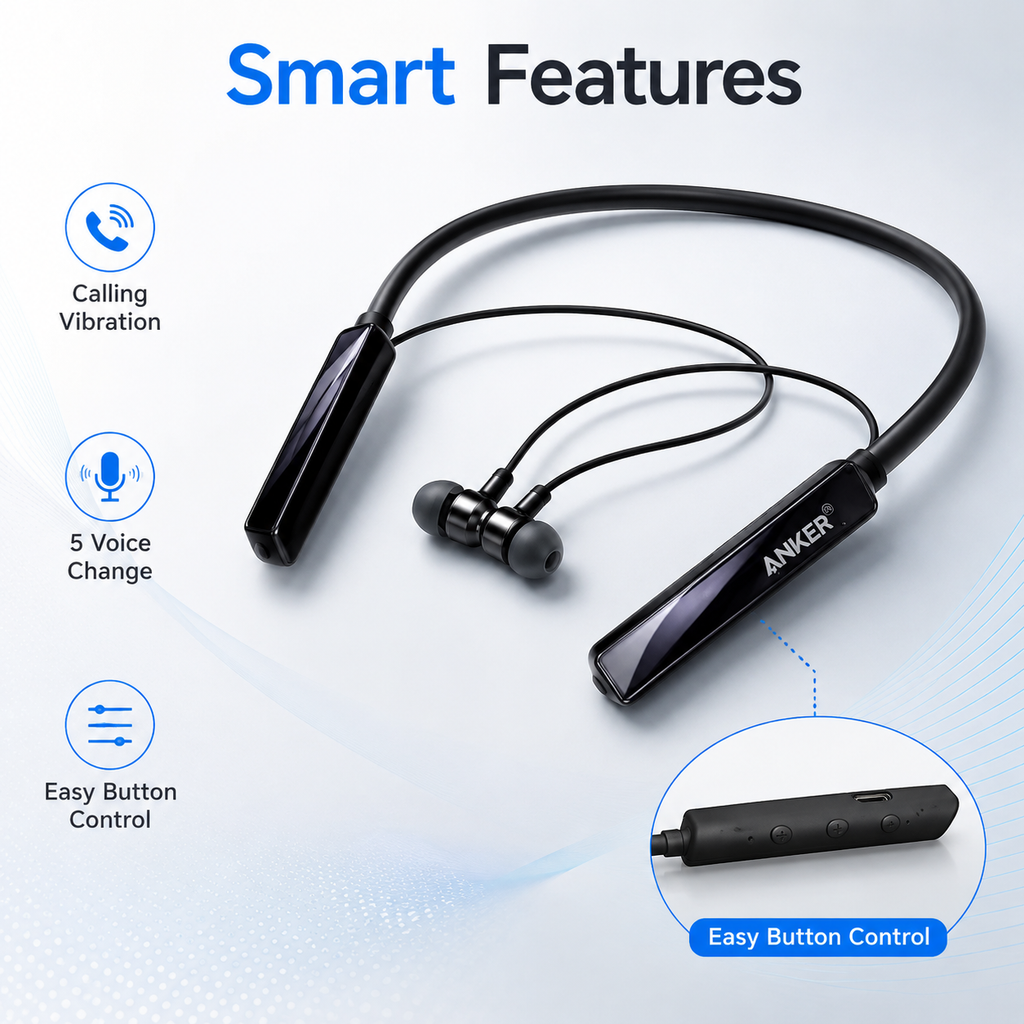 ANKER Snap-Sync Wireless Neckband