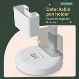 Smart Aura LED Desk Lamp with Clock