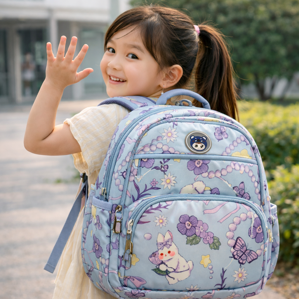 Stylish Cartoon Baby School Backpack