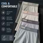 Men's Ice Silk Breathable Boxer ( Set of 4 )