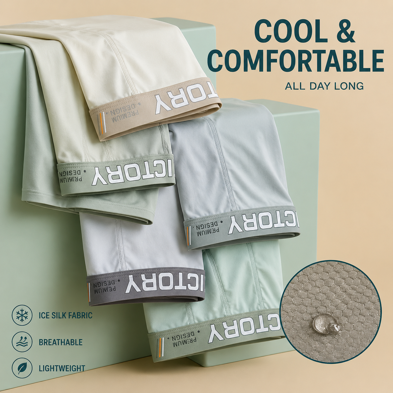 Cool Breeze Boxer Briefs ( Set of 4 )