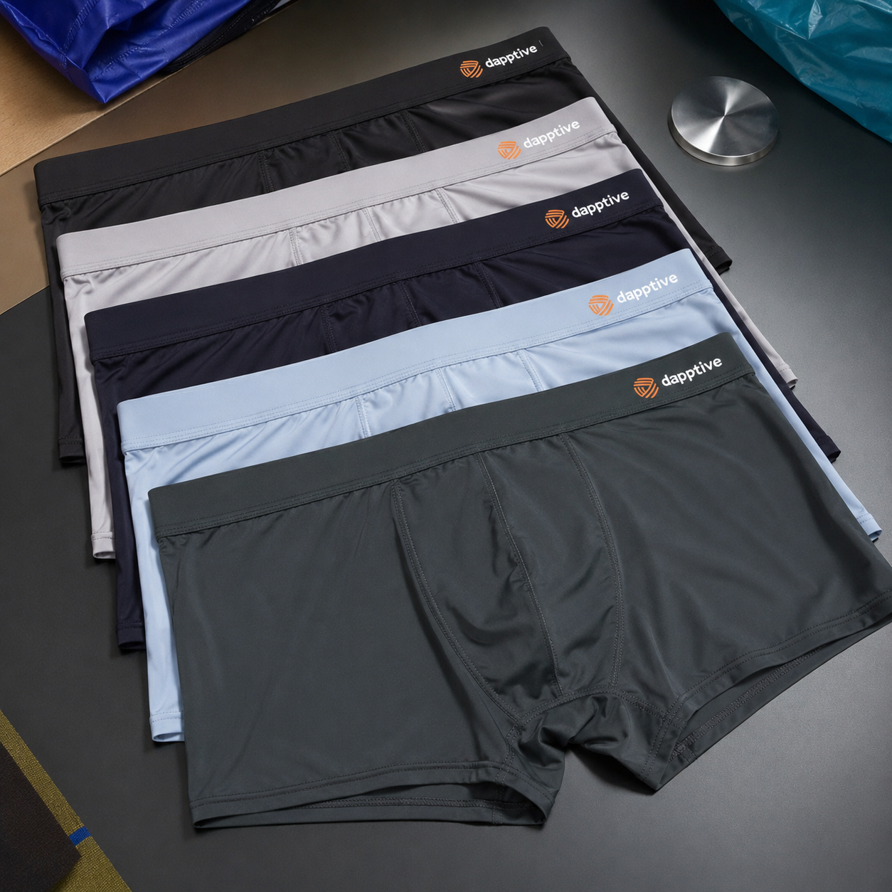 Men’s Luxury Ice Silk Underwear Combo ( set of 05)