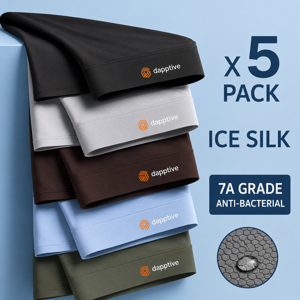 Men’s Luxury Ice Silk Underwear Combo ( set of 05)