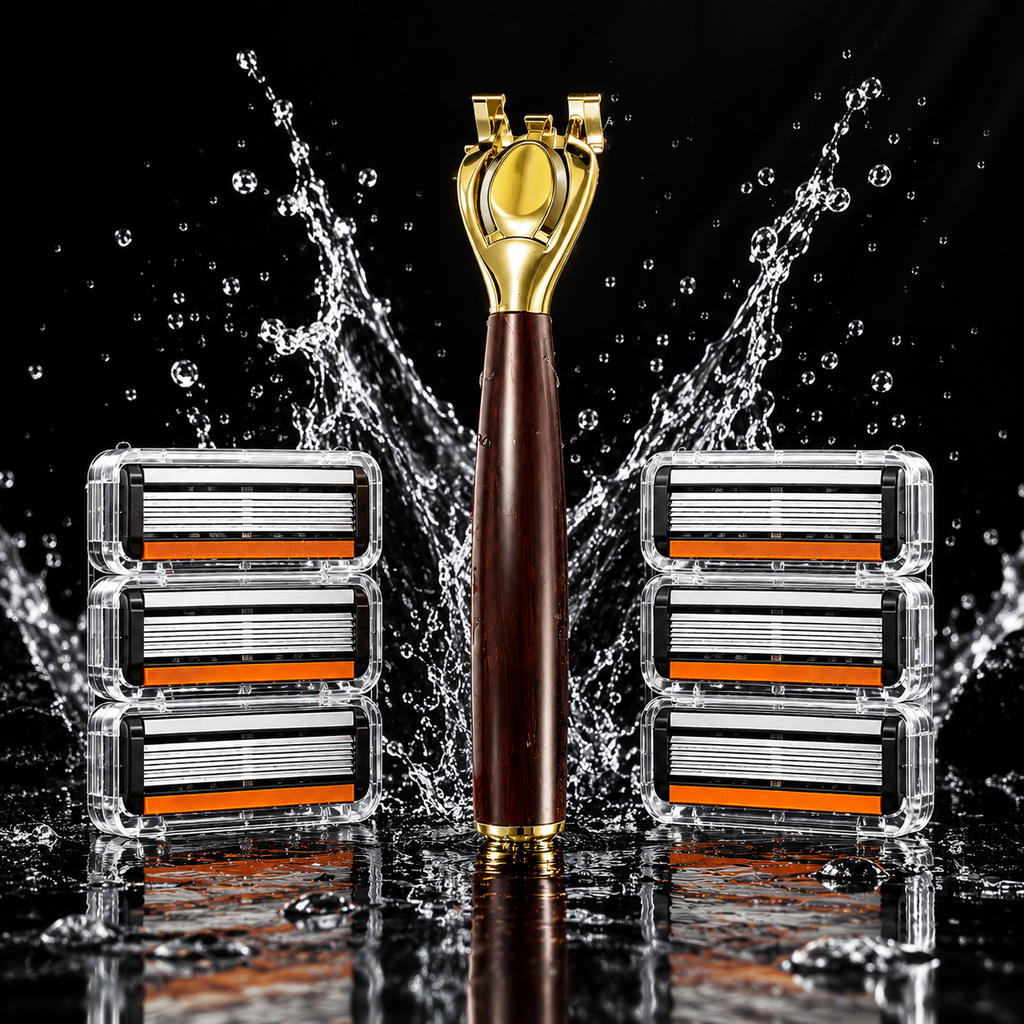 Royal-Edge 6-Layer Premium Shaving Razor with 6 Heads