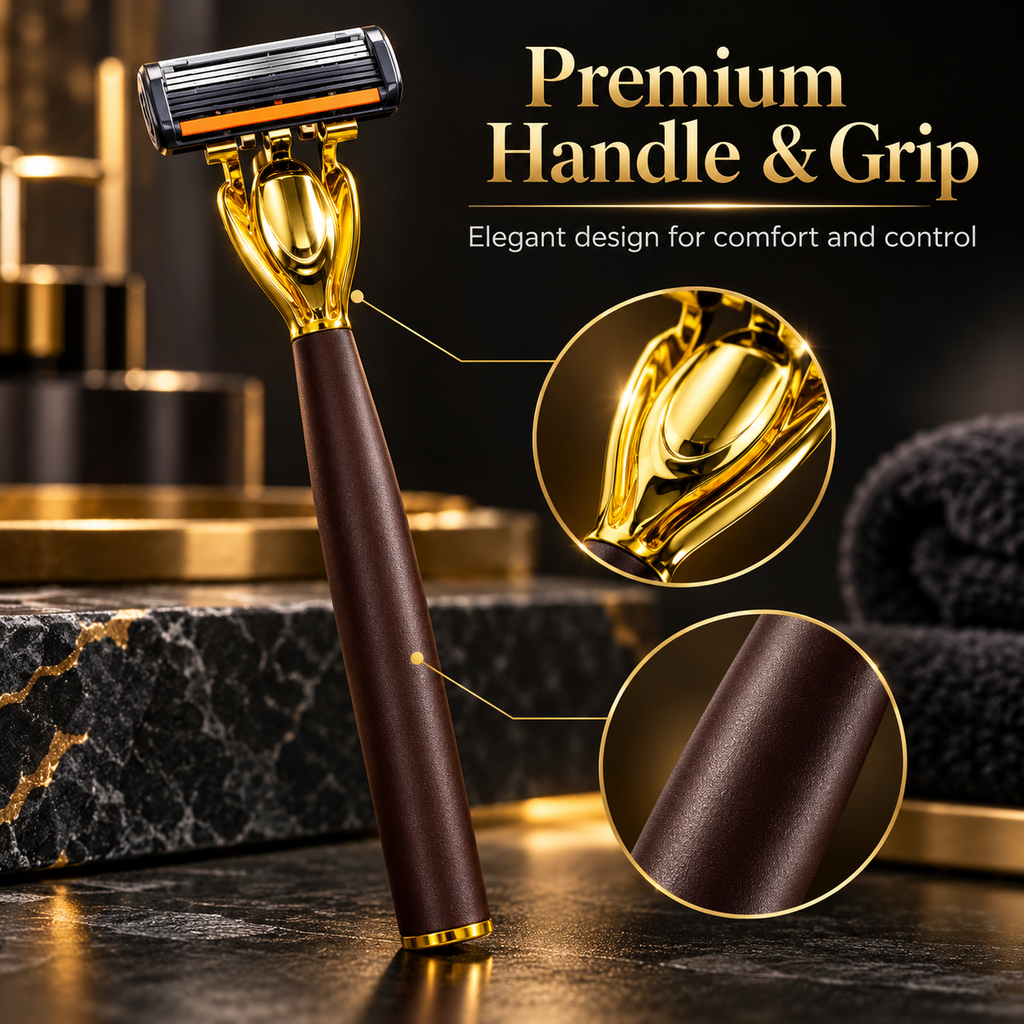 Royal-Edge 6-Layer Premium Shaving Razor with 6 Heads