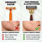 Royal-Edge 6-Layer Premium Shaving Razor with 6 Heads