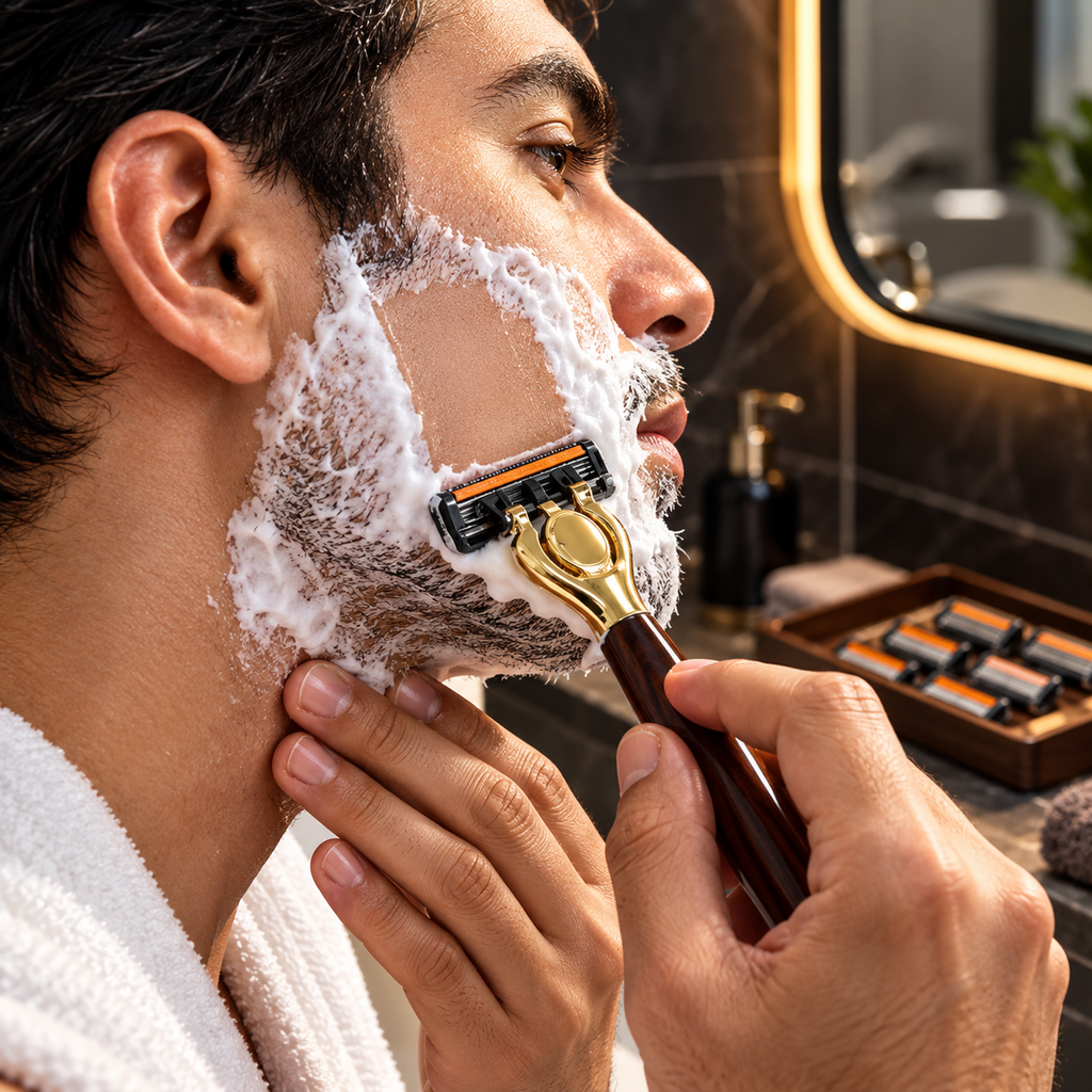 Royal-Edge 6-Layer Premium Shaving Razor with 6 Heads