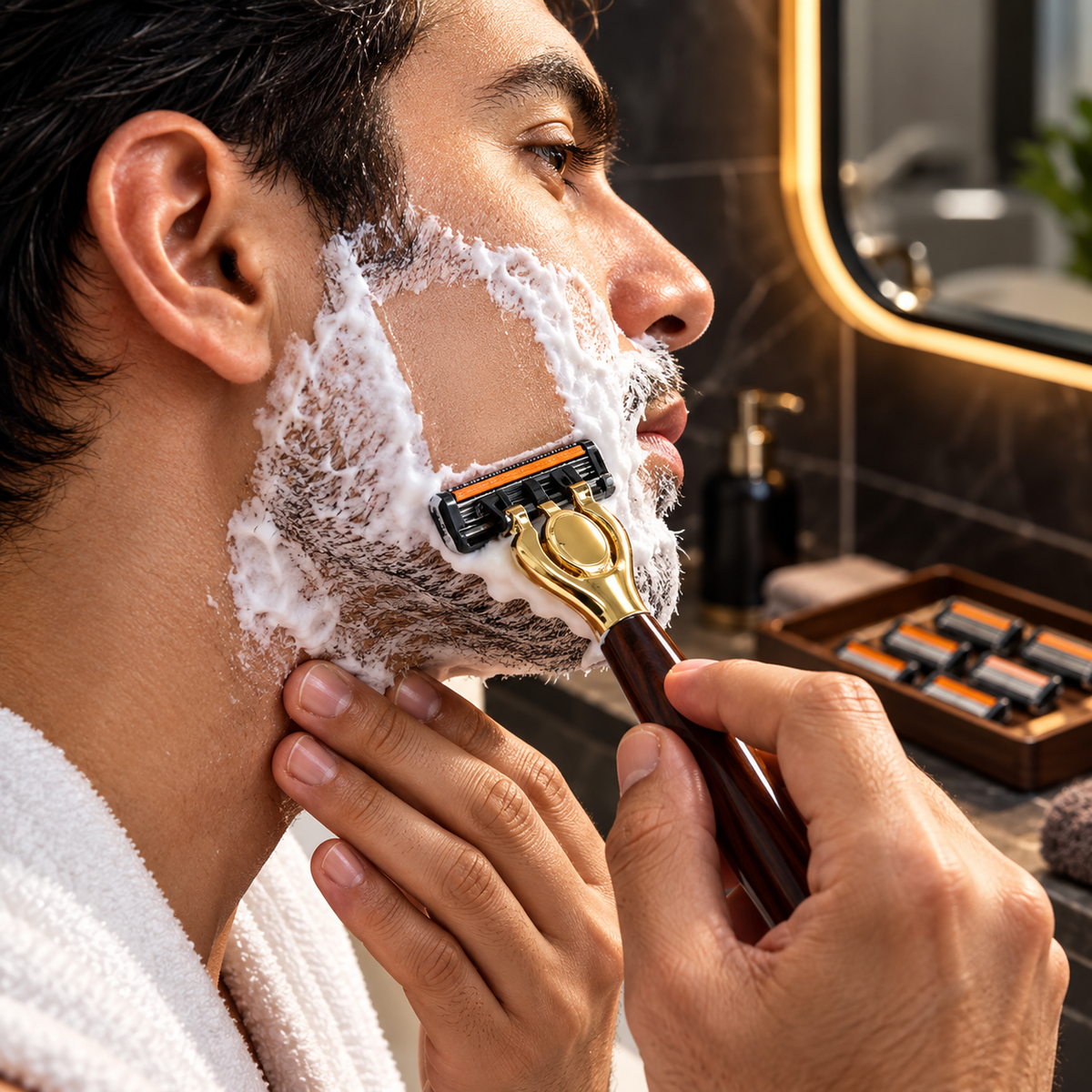 Royal-Edge 6-Layer Premium Shaving Razor with 6 Heads