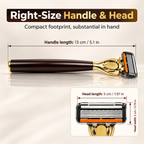Royal-Edge 6-Layer Premium Shaving Razor with 6 Heads