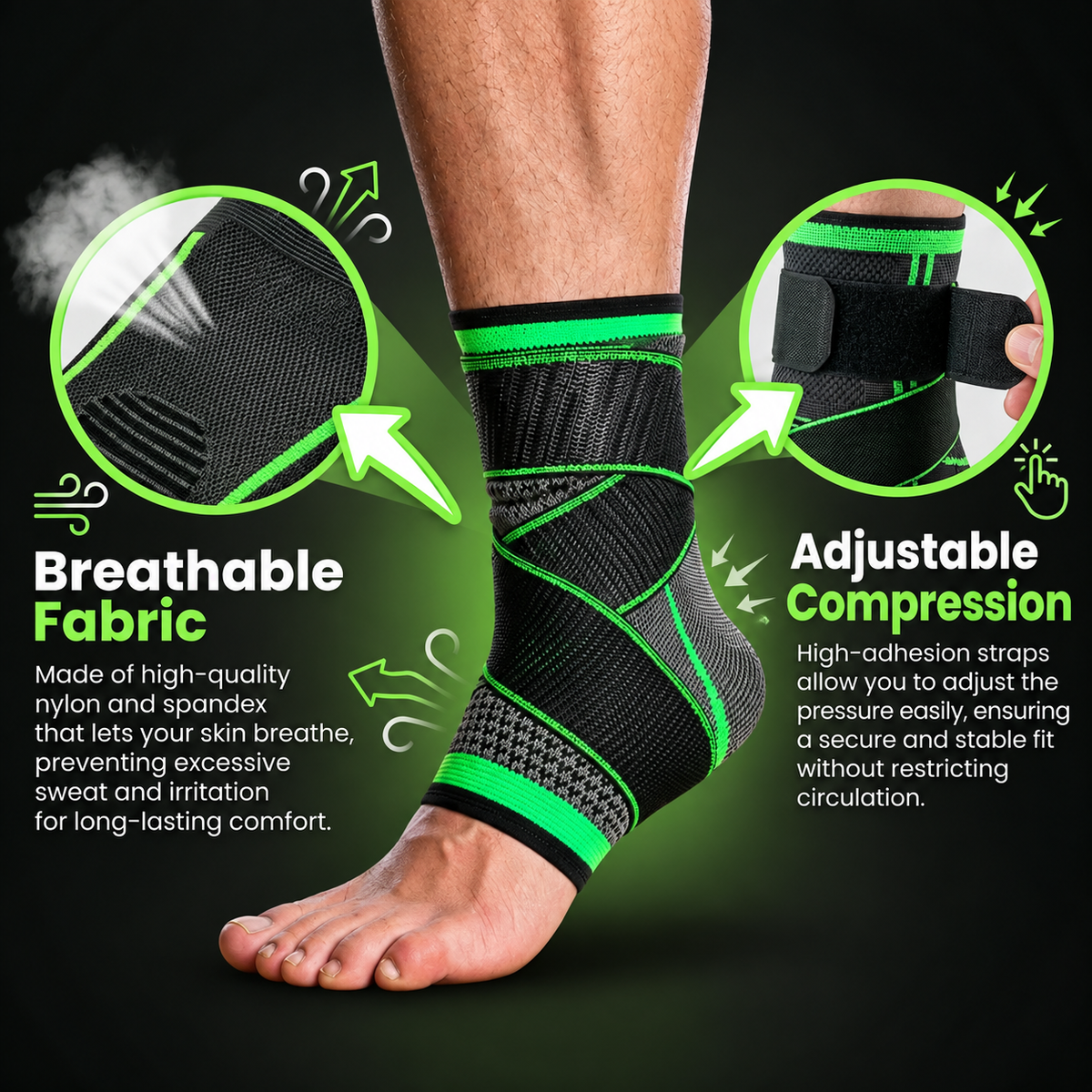 Orthopedic Compression Ankle Support Brace