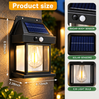 Smart Solar Motion Sensor Wall Lamp