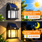 Smart Solar Motion Sensor Wall Lamp