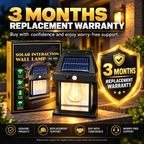 Smart Solar Motion Sensor Wall Lamp