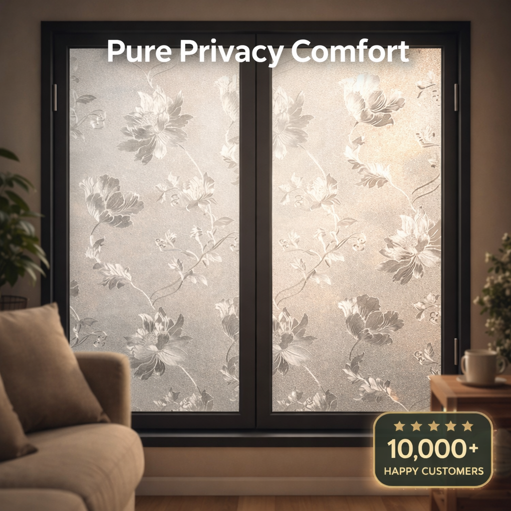 Frosted Anti-Peep Electrostatic Window Sticker