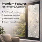 Frosted Anti-Peep Electrostatic Window Sticker