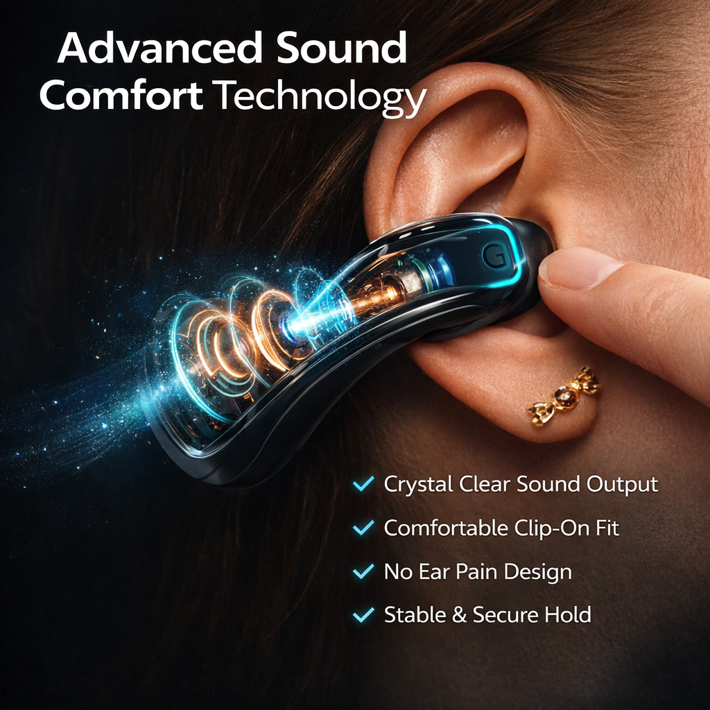 GD28 Open-Ear Clip Bluetooth Headset ( 1 Pcs )