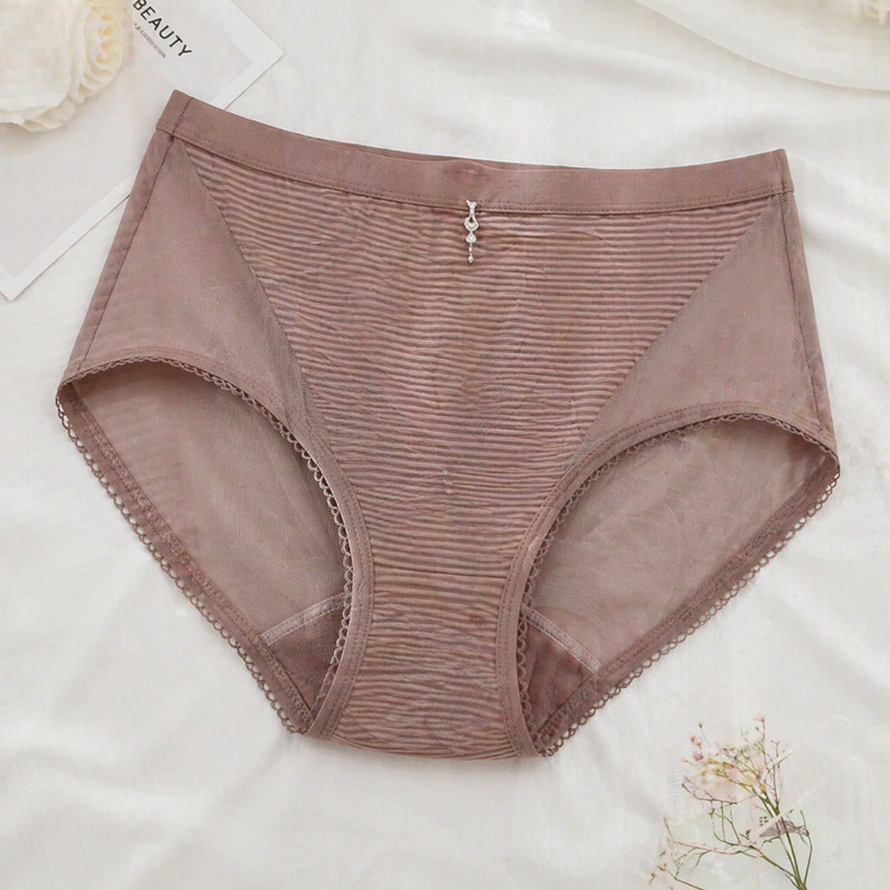 Side-Sculpting Breathable Push-Up Bra & Pantie set