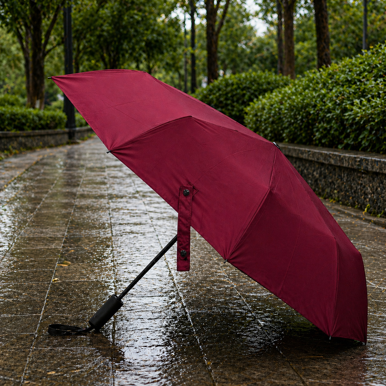 Strong Windproof 16 Ribs Auto Umbrella