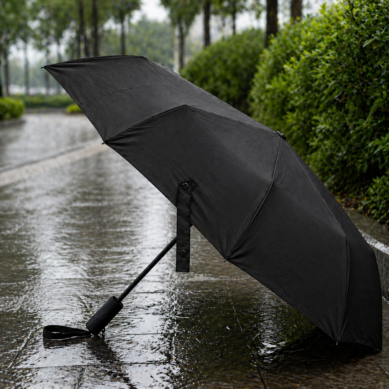 Strong Windproof 16 Ribs Auto Umbrella