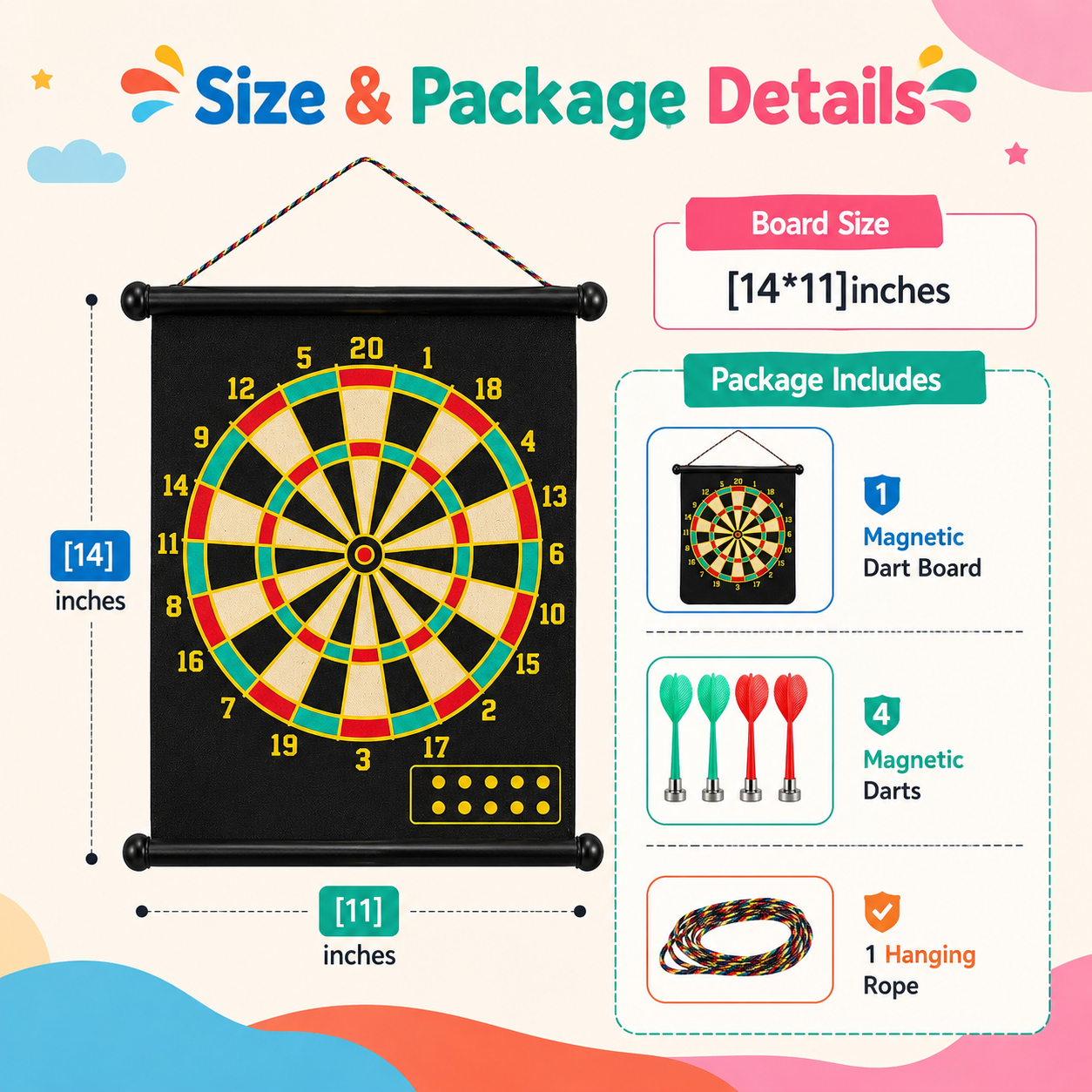 Magnetic Dart Board