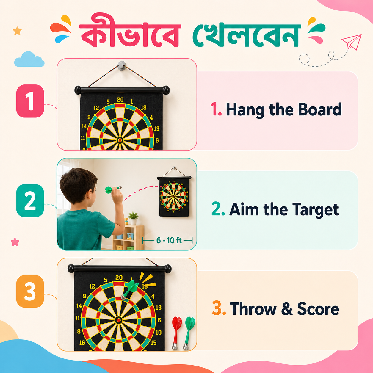 Magnetic Dart Board