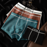 Ice Silk Waffle Texture Boxer Shorts ( Set of 04 )