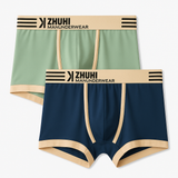 Breathable Ice Silk solid Color Men's Underwear (Set of 4)