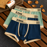 Breathable Ice Silk solid Color Men's Underwear (Set of 4)