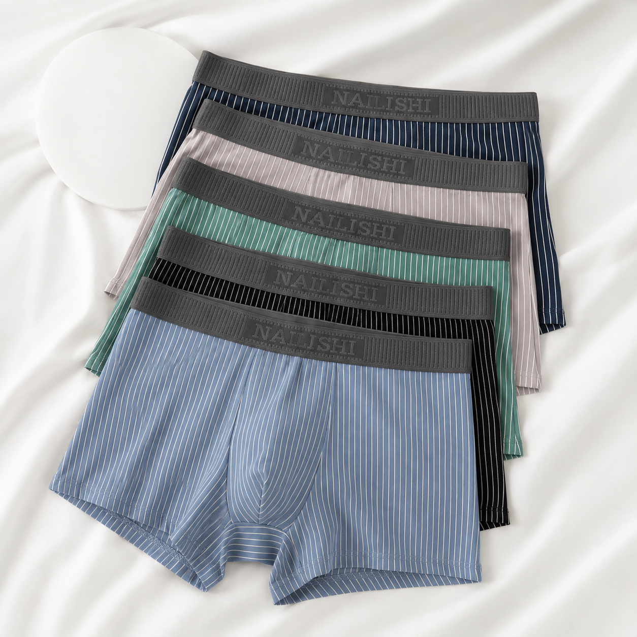 Men's Breathable Striped Premium Boxer ( Set Of 03 )