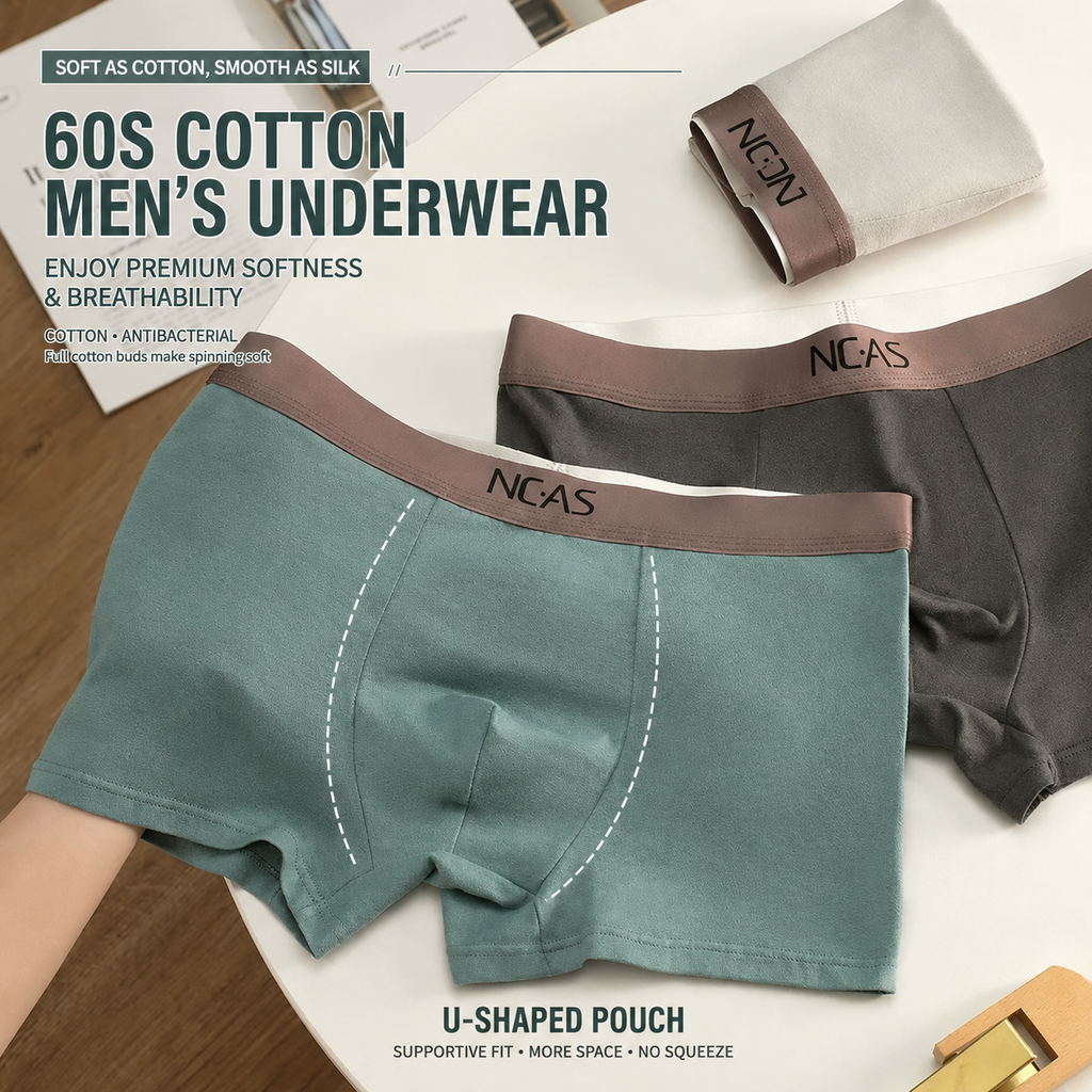 Premium Comfort Cotton Trunks Combo ( Set of 3 )