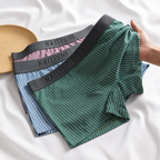Men's Breathable Striped Premium Boxer ( Set Of 03 )