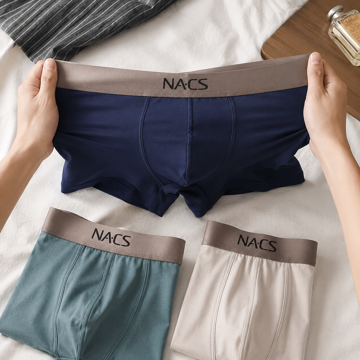 Premium Comfort Cotton Trunks Combo ( Set of 3 )
