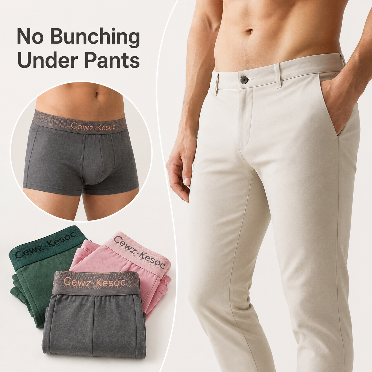 FlexComfort Premium Cotton Underwear  ( Set of 3 )