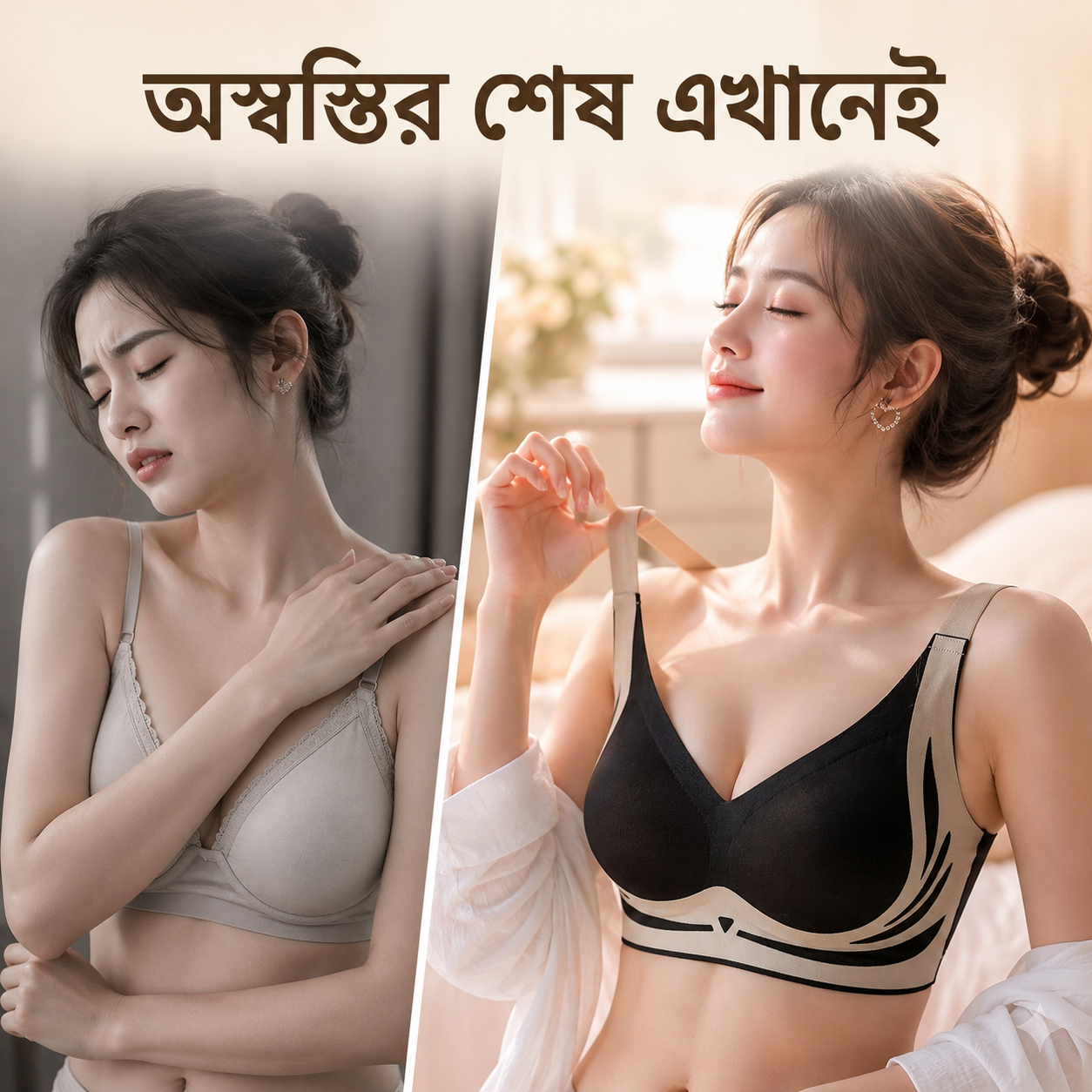 Soft Lift Seamless Comfort Support Bra ( 1 Pcs )