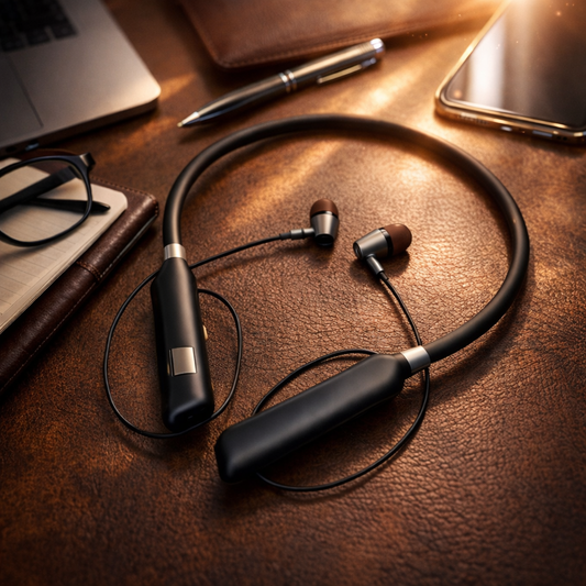 Pro Sound Long Battery Neckband Earphones