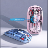 Transparent Dual Mode Magnetic Wireless Mouse