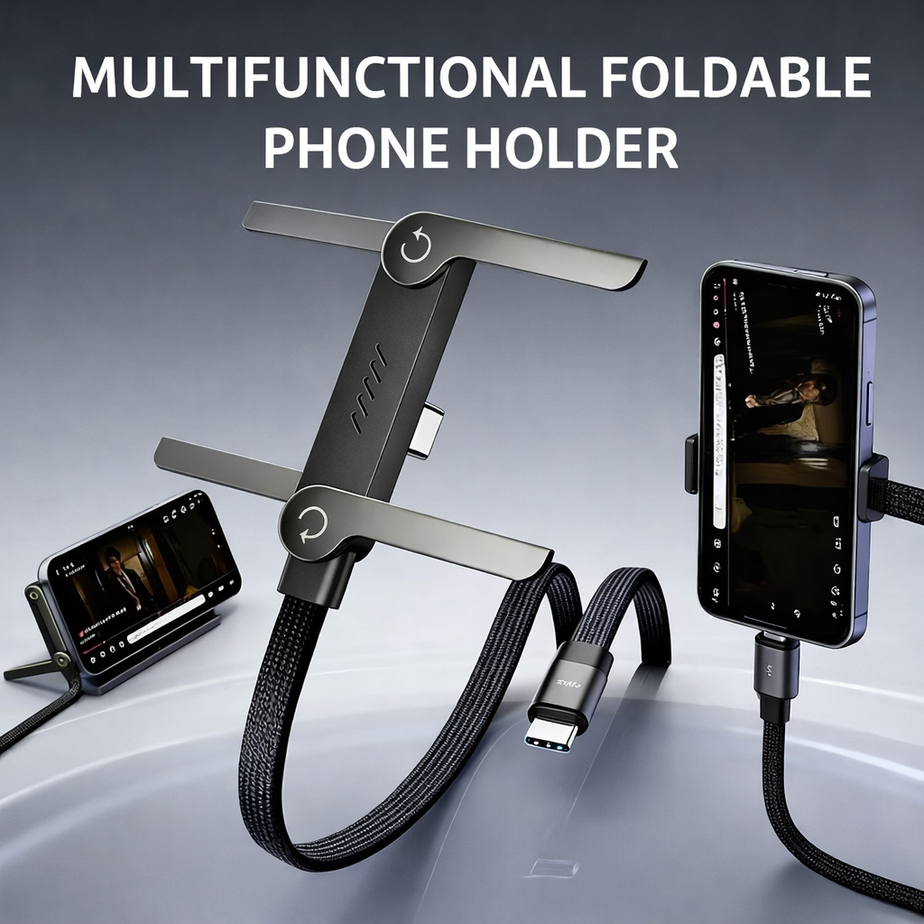 240W Fast Charging Cable with Invisible Stand
