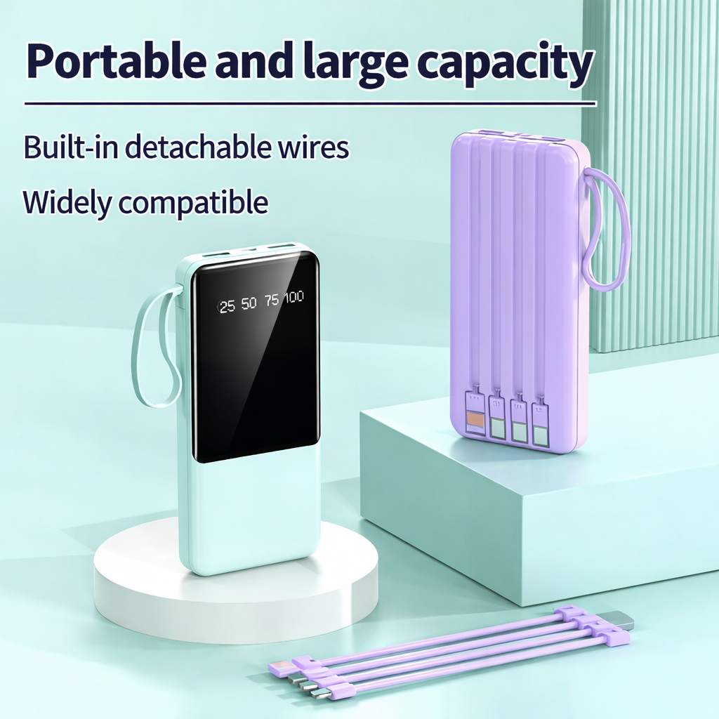 10000mAh Ultra Slim Digital Display Power Bank