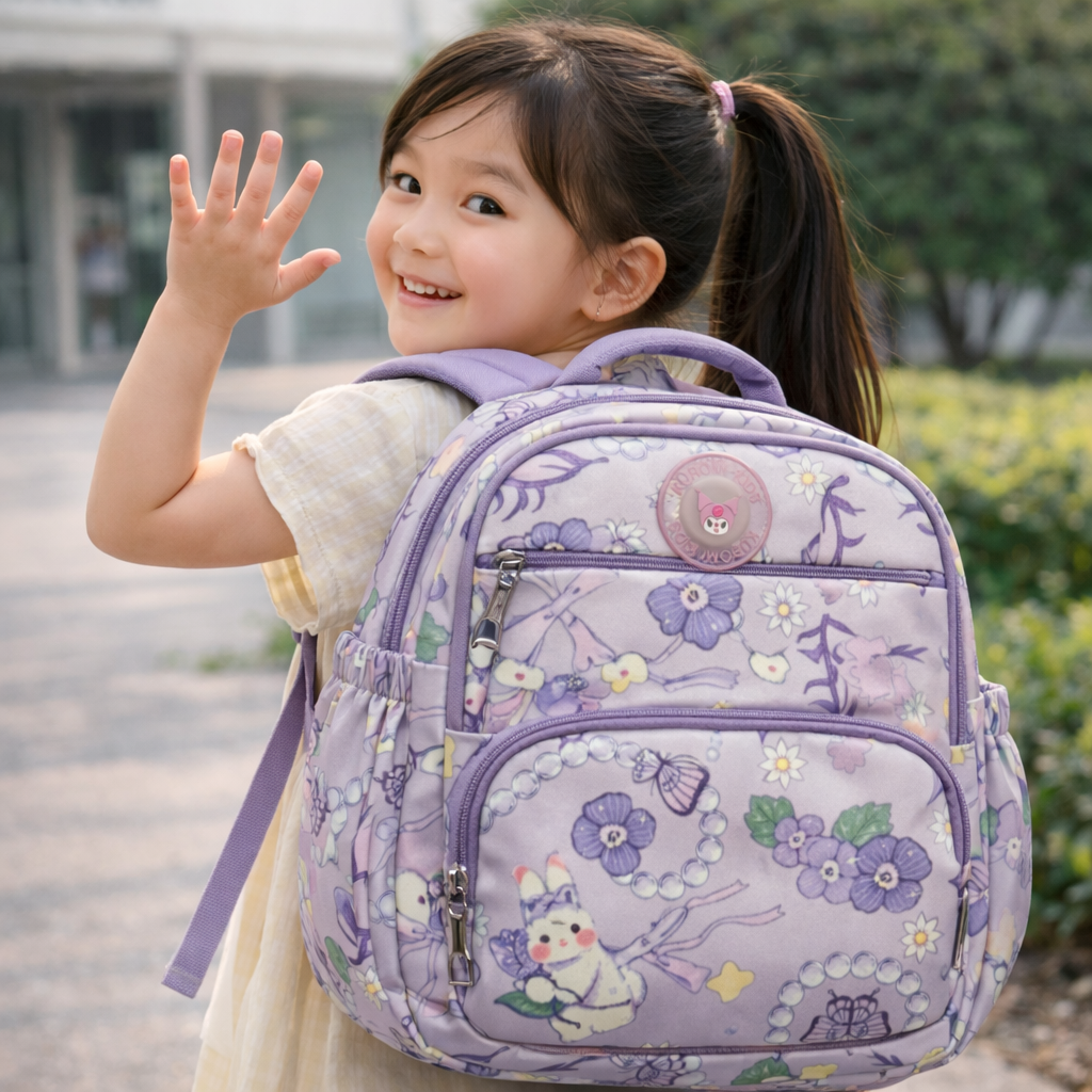 Stylish Cartoon Baby School Backpack