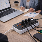 Maxline 3 Socket & 4 USB With Lightning Port Fast Charging Multiplug