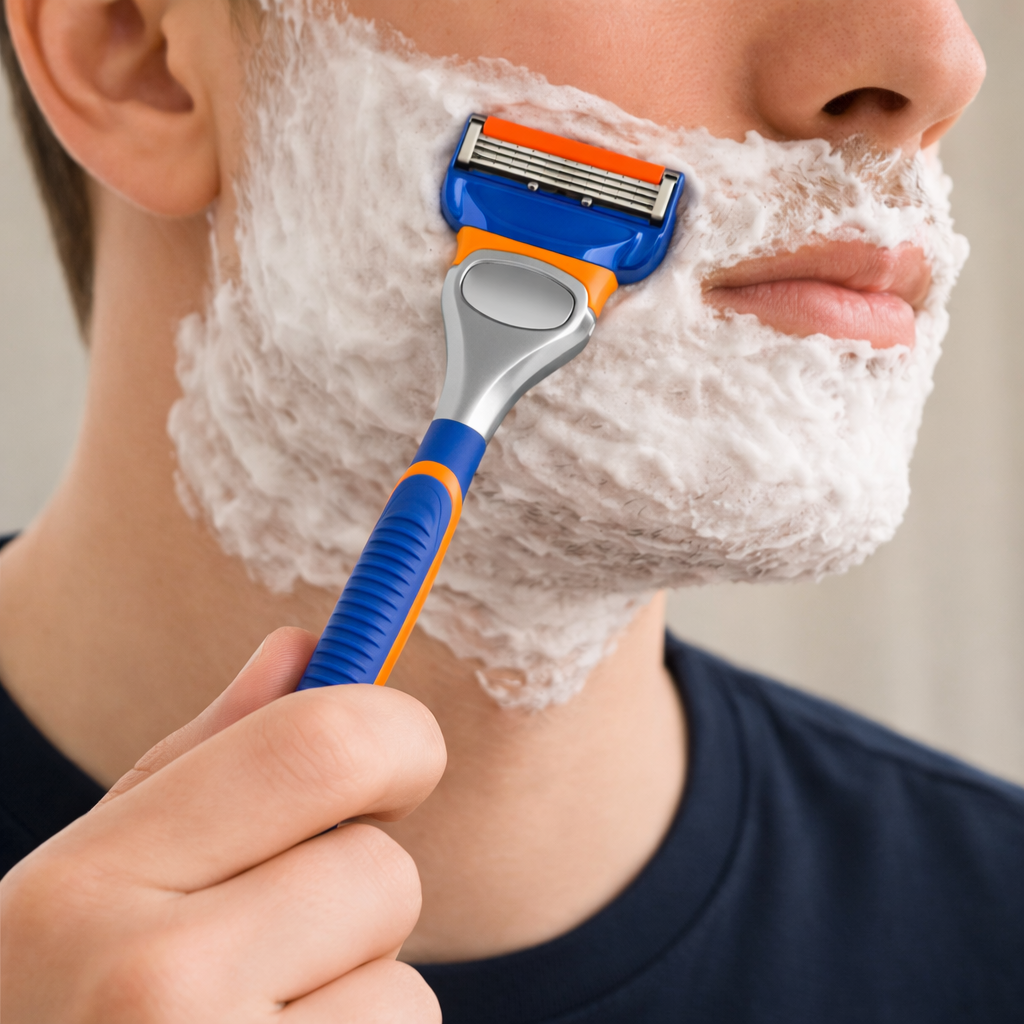 Travel Friendly Five Layer Blade Grip Shaving Razor