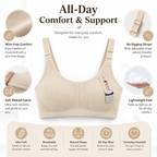 Ultra Smooth Wireless Bra ( Set of 3 )