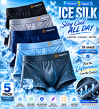 Men’s Luxury Ice Silk Underwear Combo ( set of 05)