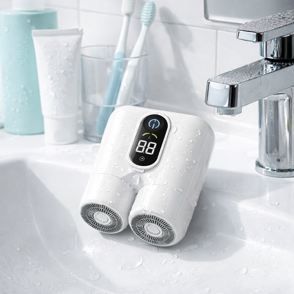 Portable Double Head Electric Shaver