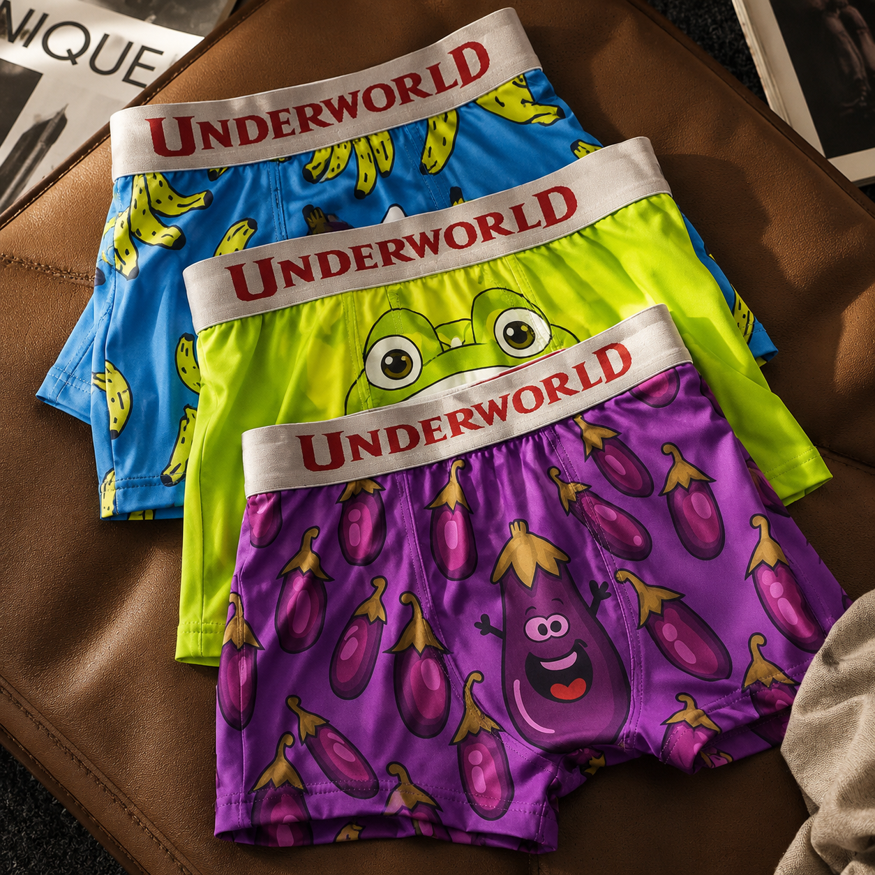 Underworld Pasha Bhai Boxer Set ( Set of 3)