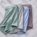 Premium Luxury Ice Silk Comfort Men’s Underwear (Set of 4)