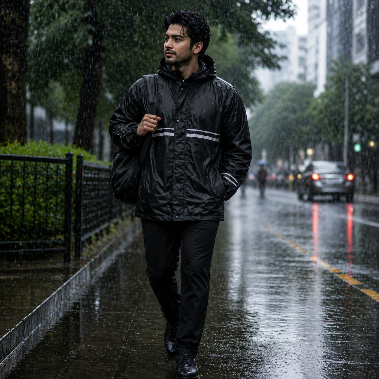 RainMaster Waterproof Jacket Set (L)
