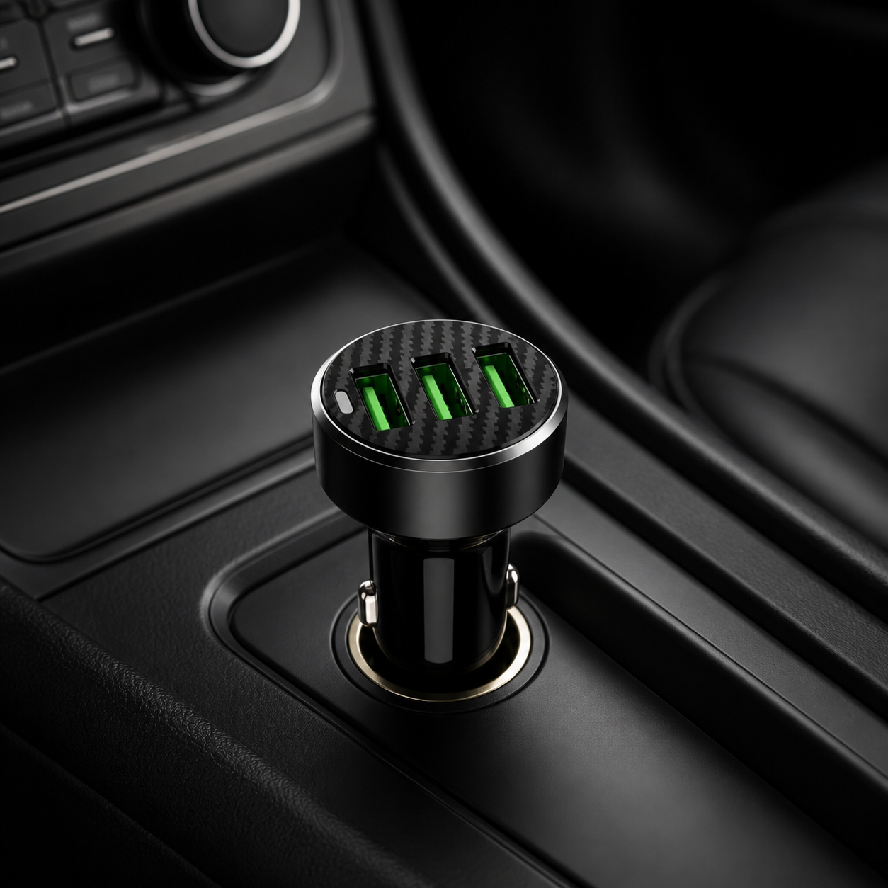 Regrsi Fast Charge Triple Port Car Adapter