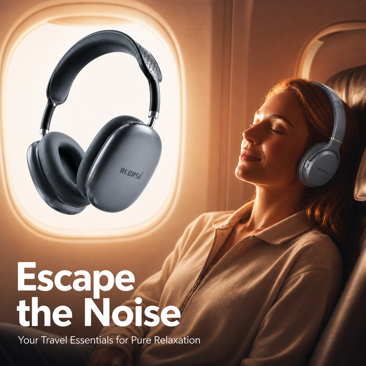 Regrsi Deep Bass Wireless Foldable Headphone Pro