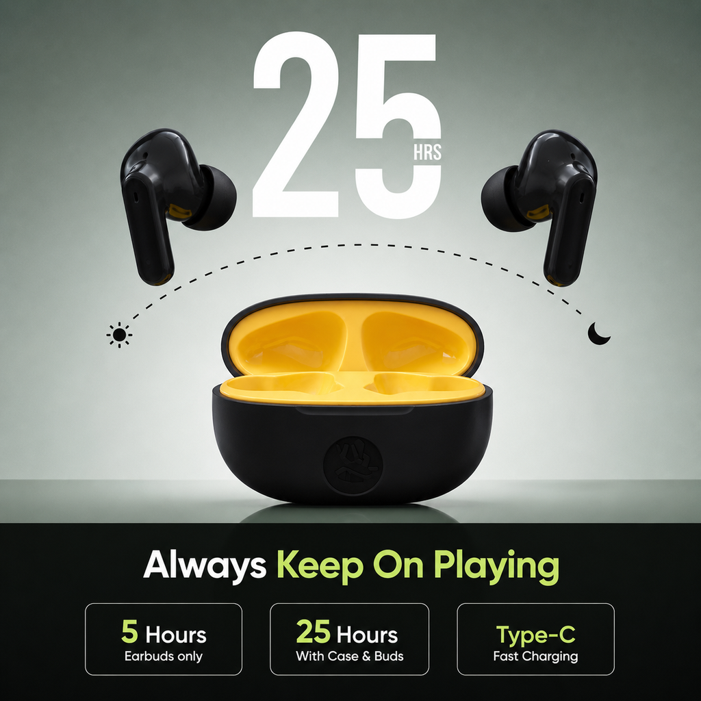 Regrsi Smart Display Wireless Touch Control Earbuds